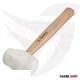 Dumaq rubber 680 grams white wooden handle Mexican TRUPER