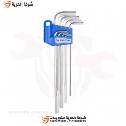 طقم مفاتيح آلن كي مسدس أكثر طولا 8 قطع KINGTONY تايواني