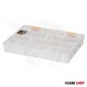 28 cm plastic bag with dividers for multiple purposes, Turkish MANO