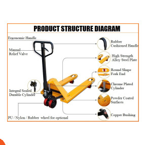 هاند باليت يدوي حمولة 2.5 طن ماركة CLARK TEC موديل CBY-AC 2.5 🏗️🔥