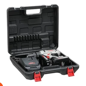 طقم شنيور بطارية 12 فولت 126 قطعة ماركة CROWN