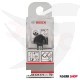 BOSCH router bit for grooved circular grooves, 8 mm, length 46 mm