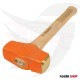 Bronze hammer wood handle 822 grams Mexican TRUPER