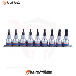 طقم لقم آلن كي نجمة طويل 1/2 بوصة 9 قطع على كارت KINGTONY تايواني