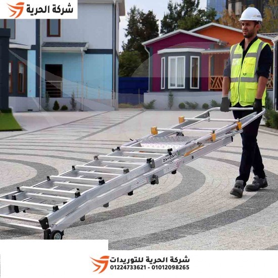 Aluminum scaffolding, height 2.05 meters, weight 33 kg, Turkish GAGSAN