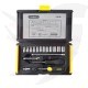 STANLEY 17-Piece 1/4 Inch Slotted Socket Set