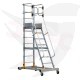 Pyramid ladder on wheels, height 2.00 meters, weight 68 kg, Turkish GAGSAN