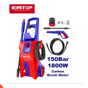 ماكينة غسيل ضغط عالي 150 بار، 1800 وات صيني ماركة EMTOP