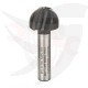 BOSCH router bit for grooved circular grooves, 8 mm, length 46 mm