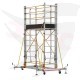 Aluminum scaffolding, height 5.54 meters, weight 113 kg, Turkish GAGSAN