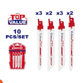 طقم سلاح منشار امامي 10قطع صيني ماركة EMTOP