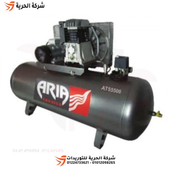 Compresseur d'air 500 litres 5,5 ch 380 volts ARIA TECNICA