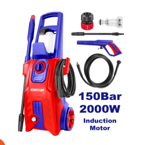 ماكينة غسيل ضغط عالي 150 بار، 2000 وات صيني ماركة EMTOP