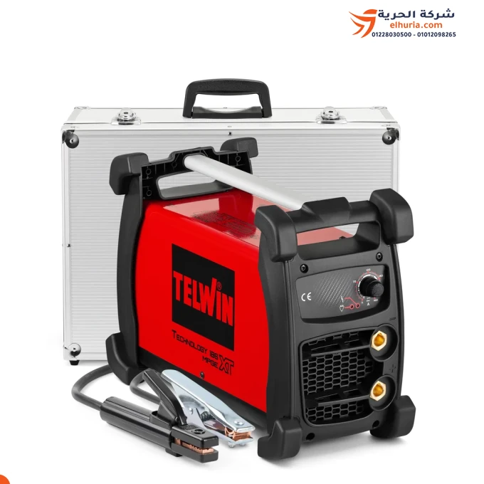 TELWIN 1-phase inverter welding machine, 160 amps, Italian model - TELWIN TECHNOLOGY 186XT