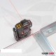 Bilancia laser 6 linee, 60 metri, rossa, GEO, modello Geo6X SP KIT