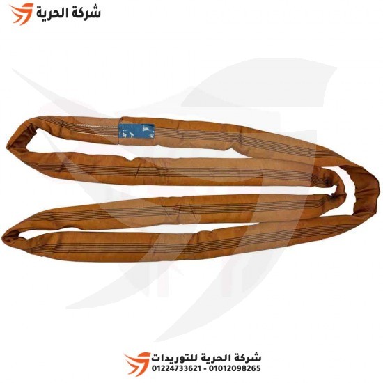 Round load wire, 6 inches, length 12 meters, load 6 tons, brown, Emirati DELTAPLUS