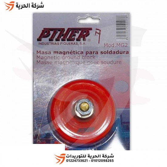 Magnetic ground welding connection 500 amp PIHER Spanish