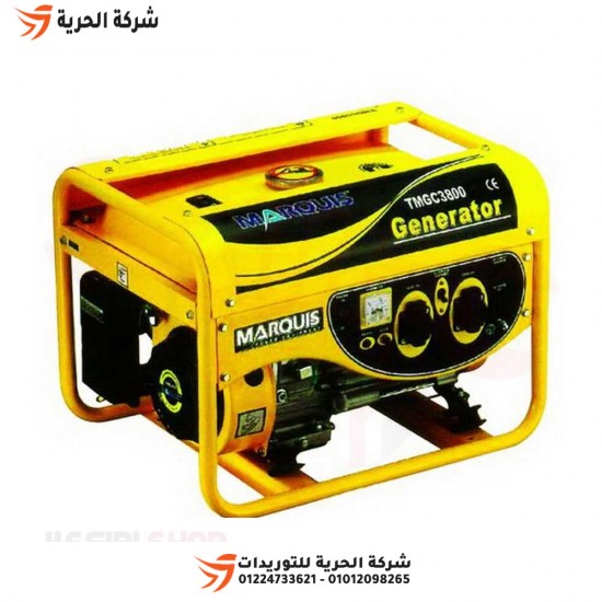 Gasoline generator 3.1 kW MARQUIS model TMGC3800
