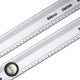 Water scale, 3 eyes, 30 cm, made of HARDEN brand magnetic aluminum