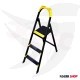 Double ladder with standing platform 1.09 m 2 steps EUROSTEP