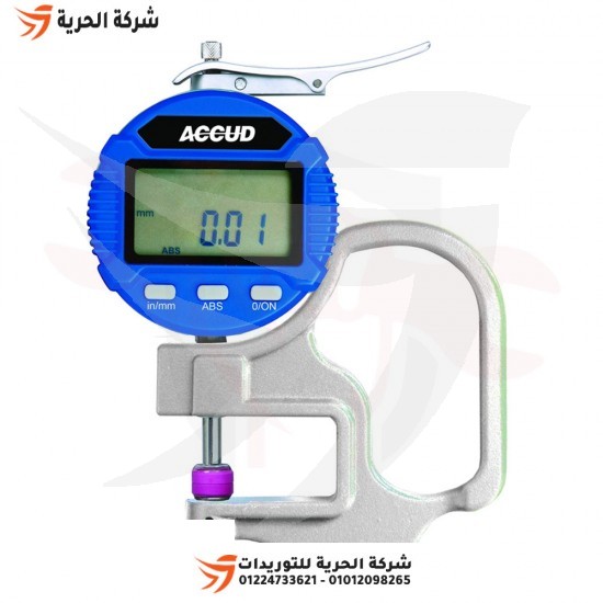 Digital micrometer, 0-10 mm, accuracy 0.01 mm, Austrian ACCUD