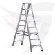 Double ladder, 2.00 m wide staircase, 8 steps, Turkish GAGSAN