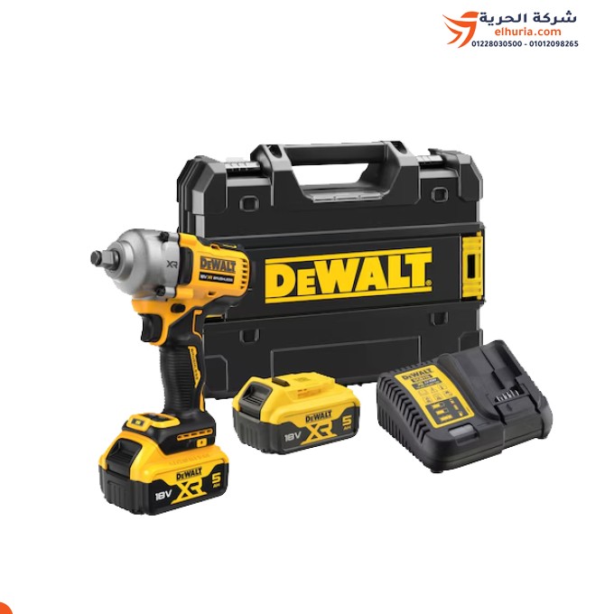 شنيور فك وربط 1/2 بوصة 18 فولت 1.0 أمبير 812 نيوتن موديل – DEWALT DCF891P2T-GB