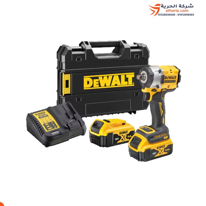 DEWALT DCF921P2T-GB Дрель-шуруповерт 1/2 дюйма, 18 В, 5 А, 406N: мощность и надежность у вас под рукой