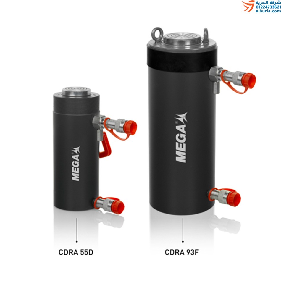 Spanish Mega CDRA-31-D double cylinder hydraulic sleeve, 31 tons, 150-338 mm