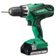 Drill driver for disassembling and connecting the right and left two-speed battery, Hi Koki DV18 DJL-2 - size 18 volts, 43 Newton meters, 1.5 amps