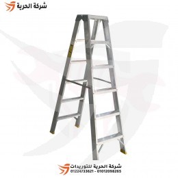 سلم مزدوج درج عريض 1.70 متر 6 درجة PENGUIN إماراتي