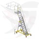 Ladder with aluminum platform, multiple heights up to 4.05 meters, Turkish GAGSAN