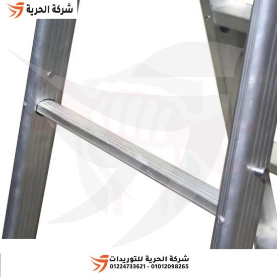 Double ladder, 2.40 meter wide staircase, 8 steps, PENGUIN UAE