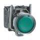 Schneider Electric Bosch Button Metal Green Light (without internal bulb)