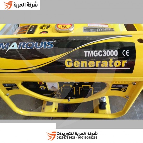 Benzinli jeneratör 2,8 kW MARQUIS modeli TMGC3000
