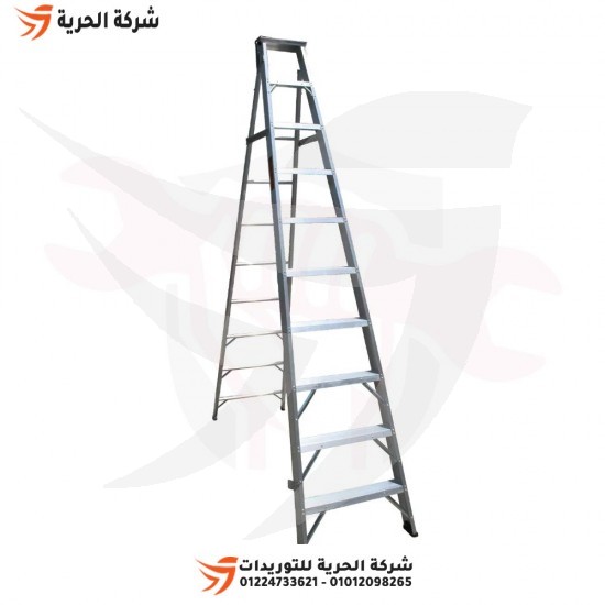 Double échelle, escalier de 3,00 m de large, 10 marches, PENGUIN UAE