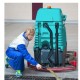 Italienische, fahrerbetriebene Bodenwasch-, Polier- und Trocknungsmaschine – EUREKO E100