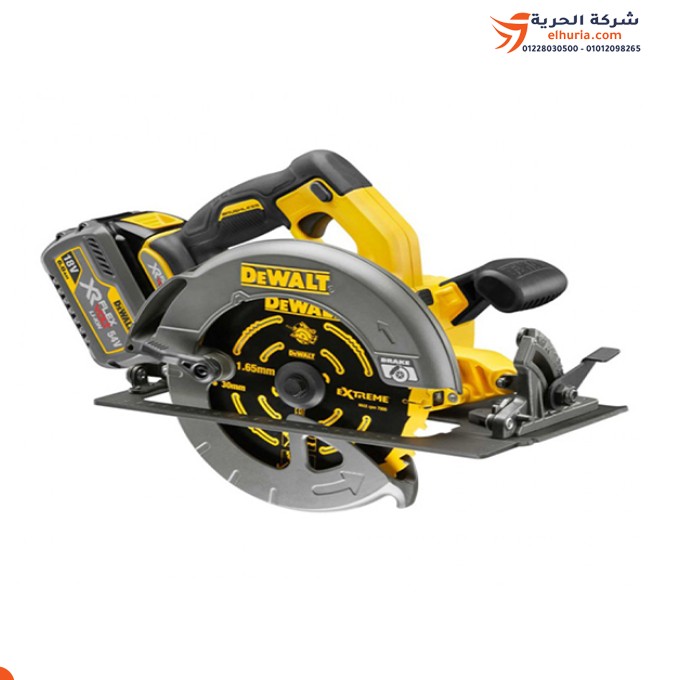 منشار صينية ديوالت 190 مم بطارية 54 فولت موديل DEWALT DCS575T2-GB: الأداء الفائق في عالم النجارة