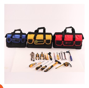 شنطة عدة H&E ROCK قماش خدمة شاقة 40 سم – الحل المثالي لتنظيم أدواتك بفعالية ومتانة