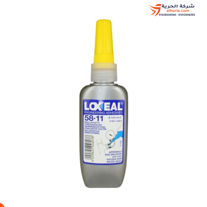 Confezione di adesivi LOXEAL da 50 ml marca 11-58