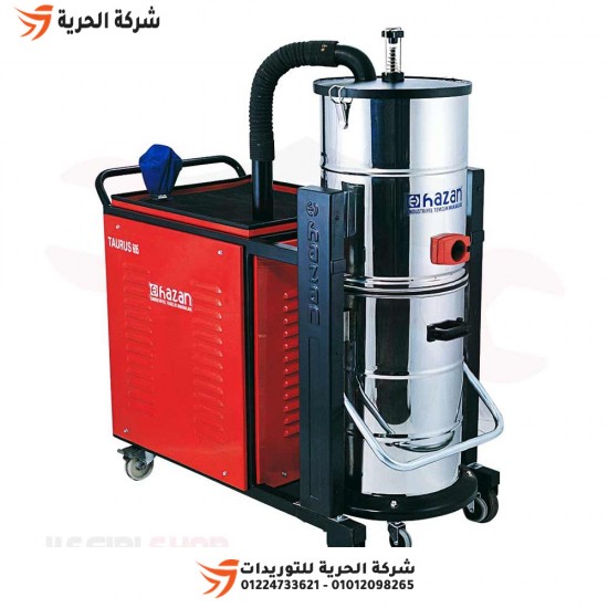 Toz ve sıvı emmeli elektrikli süpürge, 140 litre, 7,5 HP, Türk HAZAN arabasında, TAURUS 605 modeli