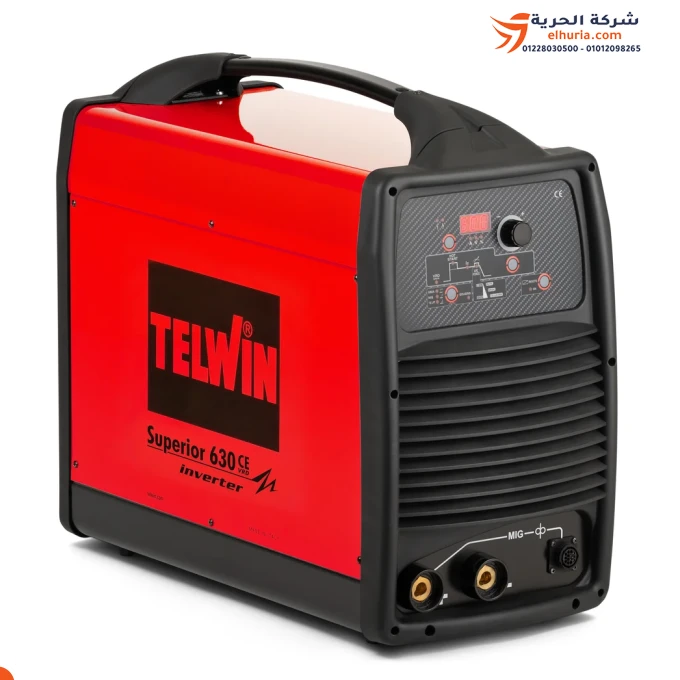 Telwin inverter welding machine, 3 phase, 600 amps - model TELWIN SUPERIOR 630CE-MMA