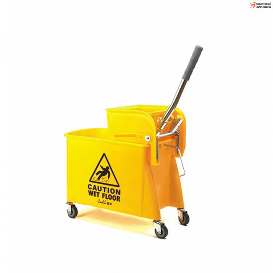 Cleaning trolley, one bucket (20 liters), imported