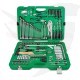Mechanical tool set + serrated bits 150 pieces TOPTUL model GCAI150R1