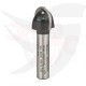 BOSCH router bit for grooved circular grooves, 8 mm long, 45 mm long