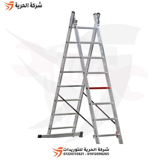 Aluminum scaffolding, height 2.50 meters, weight 66 kg, Turkish GAGSAN