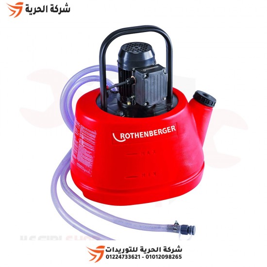 Sıcak su boruları için tuz temizleme pompası + Alman ROTHENBERGER çözümü ROCAL20
