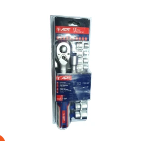 طقم لقم رباط مسدسة 1/2 بوصة 12 قطعة من 10-24مم صيني ماركة APT