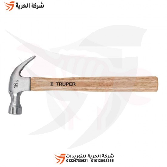 Hammer hammer, 450 grams, Mexican TRUPER wooden handle