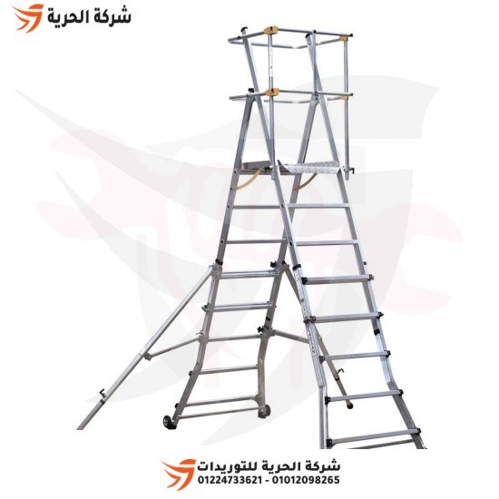 Aluminum scaffolding, height 2.05 meters, weight 33 kg, Turkish GAGSAN